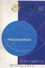 AUTO-CARTO 11 PROCEEDINGS 30 OCTOBER-1 NOVEMBER 1993（1993 PDF版）