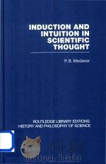 Induction and Intuition in Scientific Thought Volume 32（1969 PDF版）