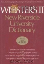 NEW RIVERSIDE UNIVERSITY DICTIONARY 1994 PDF电子版封面 039533957X