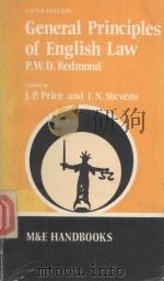 GENERAL PRINCIPLES OF ENGLISH LAW（1979 PDF版）