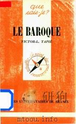 Que Sais-Je ? Le Baroque Victor-L. Tapie（1961 PDF版）