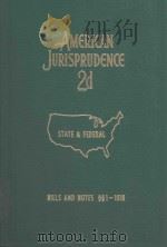 AMERICAN JURISPRUDENCE VOLUME 11 1963 PDF电子版封面 STATE AND FEDERAL