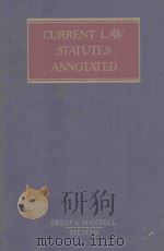 CURRENT LAW STSTUTES ANNOTATED 1990 VOLUME THERR（1991 PDF版）