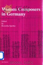 Women Composers In Germany 1996 PDF电子版封面