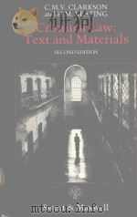 CRIMINAL LAW:TEXT AND MATERIALS（1990 PDF版）