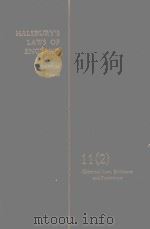 HALSBURY'S LAWS OF ENGLAND VOLUME 11(2)（1990 PDF版）