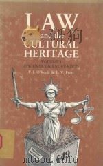 LAW AND THE CULTURAL HERITAGE VOLUME 1 DISCOVERY AND EXCAVATION（1984 PDF版）