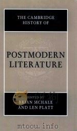 the cambridge history of postmodern liteature PDF电子版封面