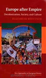 europe after empire decolonization,society,and culture PDF电子版封面
