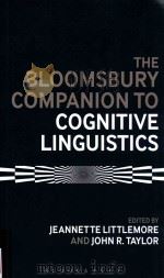 the bloomsbury companion to cognitive linguistics PDF电子版封面
