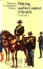 POLICING AND ITS CONTEXT 1750-1870（1983 PDF版）