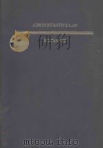 ADMINISTRATIVE LAW SECOND EDITON 1984 PDF电子版封面 0316775681