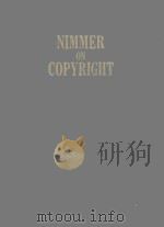 NIMMER ON COPYRIGHT VOLUME 1（1981 PDF版）