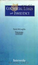 COMMERCIAL LEASES AND INSOLVENCY（1992 PDF版）