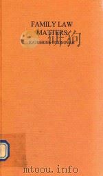 FAMIL Y LAW MATTERS（1993 PDF版）