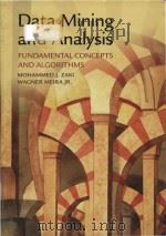 data mining and analysis foundations and algorithms PDF电子版封面