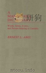 A MARIHUANA DICTIONARY（1982 PDF版）