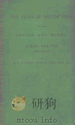 THE FAUNA OF BRITISH INDIA INCLUDING CEYLON AND BURMA BIRDS VOL.VII（1930 PDF版）