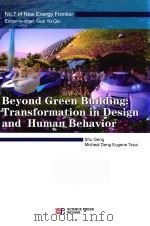beyond green building transformation in design and human behavior PDF电子版封面