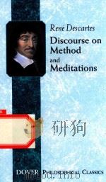 discourse on method and meditations rene'descartes PDF电子版封面
