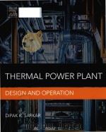 thermal power plant design and operation PDF电子版封面