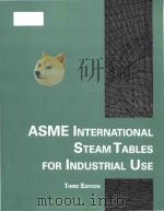 asme international steam tables for industrial use based on the iapws industrial formulation 1997 fo PDF电子版封面