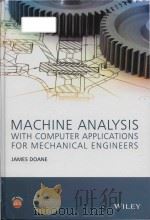 machine analysis with computer applications for mechanical engineers PDF电子版封面