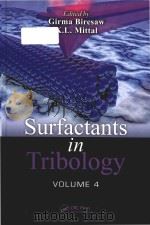 surfactants in tribology (volume 4) PDF电子版封面
