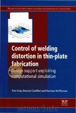 control of welding distortion in thin-plate fabrication design support exploiting computational simu PDF电子版封面