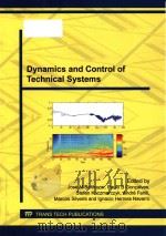 dynamics and control of technical systems (volume 706) PDF电子版封面