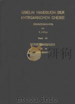 GMELIN HANDBUCH DER ANORGANISCHEN CHEMIE BAND 46 BORVERBINDUNGEN TEIL 15（1977 PDF版）