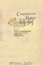 COMPREHENSIVE VIROLOGY VOLUME 19 VIRAL CYTOPATHOLOGY（1984 PDF版）