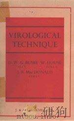 VIROLOGIAL TECHNIQUE 1964 PDF电子版封面