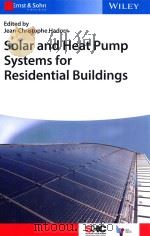 solar and heat pump systems for residential buildings PDF电子版封面