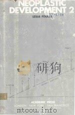 NEOPLASTIC DEVELOPMENT VOLUME 2（1975 PDF版）