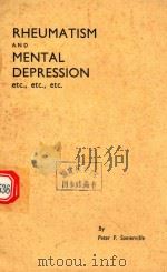RHEUMATISM AND MENTAL DEPRESSION 1960 PDF电子版封面
