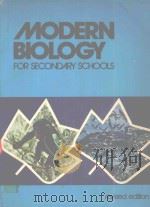 MODERN BIOLOGY FOR SECONDARY SCHOOLS（1977 PDF版）