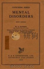 MENTAL DISORDERS FIFTH EDITION（1958 PDF版）