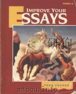 IMPROVE YOUR ESSAYS 1995 PDF电子版封面 0070215944 DOUG EMORY
