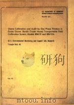 OZONE CALIBRATION AND AUDIT BY GAS PHASE TITRATION IN EXCESS OZONE（1979 PDF版）