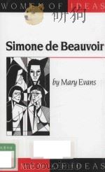 SIMONE DE BEAUVOIR 1996 PDF电子版封面 0803988672 MARY EVANS