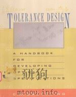 TOLERANCE DESIGN A HANDBOOK FOR DEVELOPING OPTIMAL SPECIFICATIONS（1997 PDF版）