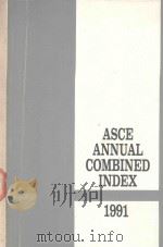 ASCE ANNUAL COMBINED INDEX（1992 PDF版）