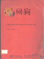 STATIC BLOCKING STRATEGIES FOR RAILROAD YARDS（1983 PDF版）