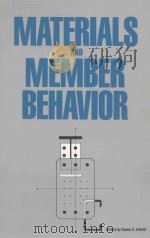 MATERIALS AND MEMBER BEHAVIOR（1987 PDF版）