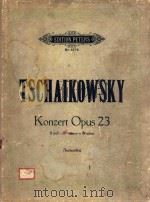 TSCHAIKOWSKY Konzert Opus 23 PDF电子版封面