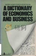 Dictionary of economics and business (New and revised Edition) 1985 PDF电子版封面 0330288199 S. E. Stiegeler