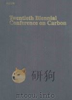 TWENTIETH BIENNIAL CONFERENCE ON CARBON（1991 PDF版）