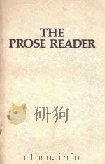 THE PROSE READER 1990 PDF电子版封面 0137315066