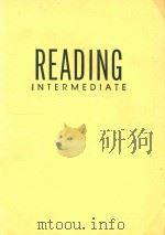 READING INTERMEDIATE 1987 PDF电子版封面 0194534014